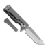 Coltello pieghevole Chaves Knives Integral T.A.K Drop Point, Stonewashed Ti, Satin