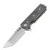 Chaves Knives T.A.K folding knife, black micarta, drop point