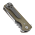 Chaves Knives T.A.K folding knife, green micarta, drop point