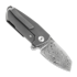 Cheburkov Bulldog Light Damascus sulankstomas peilis, Carbon Fiber