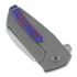 Coltello pieghevole Cheburkov Bulldog M390 Timascus clip and spacer