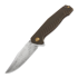 Cheburkov Medved (Bear) Damascus sulankstomas peilis, Bronze Titanium