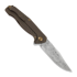 Cheburkov Medved (Bear) Damascus sulankstomas peilis, Bronze Titanium