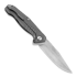 Cheburkov Medved (Bear) Damascus sulankstomas peilis, Titanium