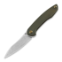 Cheburkov Mini Russkiy Damascus sulankstomas peilis, Bronzed Titanium