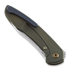 Cheburkov Mini Russkiy Damascus sulankstomas peilis, Bronzed Titanium
