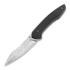 Coltello pieghevole Cheburkov Russkiy Damascus, black carbon fibre