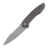 Coltello pieghevole Cheburkov Russkiy Damascus, blue pivot