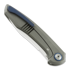 Coltello pieghevole Cheburkov Russkiy M390, blue pivot collar