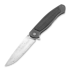 Cheburkov Scout Damascus Titanium sulankstomas peilis, Black Carbon Fibre Inlay