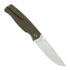 Cheburkov Strizh large Damascus sulankstomas peilis, Bronze Titanium, Red-Black Carbon Inlay