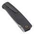 Cheburkov Strizh large Damascus kääntöveitsi, Carbon Fibre, bronze hw
