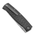 Cheburkov Strizh large Damascus sulankstomas peilis, Carbon Fibre, gray hw