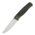 Cheburkov Strizh small Damascus kääntöveitsi, Bronze Titanium, Marbled Carbon Fibre Inlay