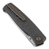 Cheburkov Strizh small Damascus sulankstomas peilis, Carbon Fibre