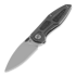Cheburkov Tukan M390 Titanium sulankstomas peilis, Black Carbon Fibre Inlays