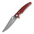Coltello pieghevole Cheburkov Voron Damascus, Red C-TEC