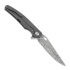 Cheburkov Voron Damascus sulankstomas peilis, Titanium