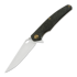 Cheburkov Voron Light M390 sulankstomas peilis, Bronze Titanium, Marbled Carbon Fiber