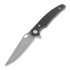 Cheburkov Voron M390 sulankstomas peilis, Black Carbon Fibre