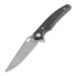 Cheburkov Voron M390 sulankstomas peilis, Black Carbon Fibre