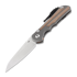 Couteau pliant Chris Reeve Inkosi, large, natural micarta natural, insigno LIN-1030