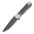 Chris Reeve Sebenza 21 sulankstomas peilis, large, Bog Oak Damascus Ladder L21-1086
