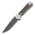 Coltello pieghevole Chris Reeve Sebenza 21, large, Bog Oak Damascus Ladder L21-1086