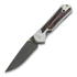 Chris Reeve Sebenza 21 sulankstomas peilis, large, Macassar Ebony Damascus Ladder L21-1120