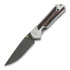 Coltello pieghevole Chris Reeve Sebenza 21, large, Macassar Ebony Damascus Ladder L21-1120