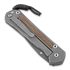Chris Reeve Sebenza 21 sulankstomas peilis, large, micarta canvas damascus ladder L21-1270