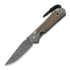 Coltello pieghevole Chris Reeve Sebenza 21, large, micarta canvas damascus raindro L21-1272