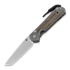 Coltello pieghevole Chris Reeve Sebenza 21, large, micarta canvas, tanto L21-1266