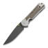 Coltello pieghevole Chris Reeve Sebenza 21, large, Striped Platan Damascus Ladder L21-1238