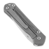 Chris Reeve Sebenza 21 folding knife, small, micarta, black, tanto S21-1150