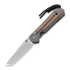 Chris Reeve Sebenza 21 folding knife, small, micarta canvas, tanto S21-1266