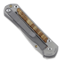 Chris Reeve Sebenza 21 folding knife, small, Spalted Beech S21-1162