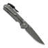 Coltello pieghevole Chris Reeve Sebenza 31, large, black micarta damascus ladder L31-1204