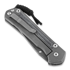 Chris Reeve Sebenza 31 sulankstomas peilis, large, black micarta damascus ladder L31-1204