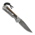 Coltello pieghevole Chris Reeve Sebenza 31, large, macassar ebony damascus boomera L31-1118