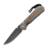 Coltello pieghevole Chris Reeve Sebenza 31, large, natural micarta damascus ladder L31-1216