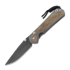 Chris Reeve Sebenza 31 sulankstomas peilis, large, natural micarta damascus ladder L31-1216