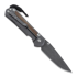 Chris Reeve Sebenza 31 sulankstomas peilis, large, natural micarta, raindrop damascus L31-1218