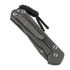 Coltello pieghevole Chris Reeve Sebenza 31, small, black micarta damascus ladder S31-1204