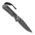 Chris Reeve Sebenza 31 sulankstomas peilis, small, black micarta damascus raindrop S31-1206