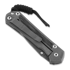 Coltello pieghevole Chris Reeve Sebenza 31, small, black micarta damascus raindrop S31-1206