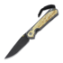 Coltello pieghevole Chris Reeve Sebenza 31, small, box elder damascus boomerang S31-1110