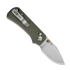 CIVIVI Baby Banter 2 TG, Milled Green/Red, Satin C24074-1