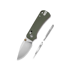 CIVIVI Baby Banter 2 TG, Milled Green/Red, Satin C24074-1