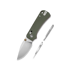 CIVIVI Baby Banter 2 TG, Milled Green/Red, Satin C24074-1